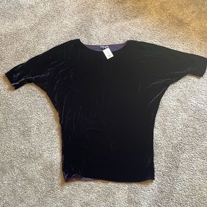 Vince velvet dolman sleeve tunic